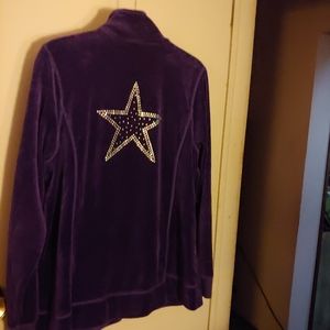 Quaker factory velour jacket